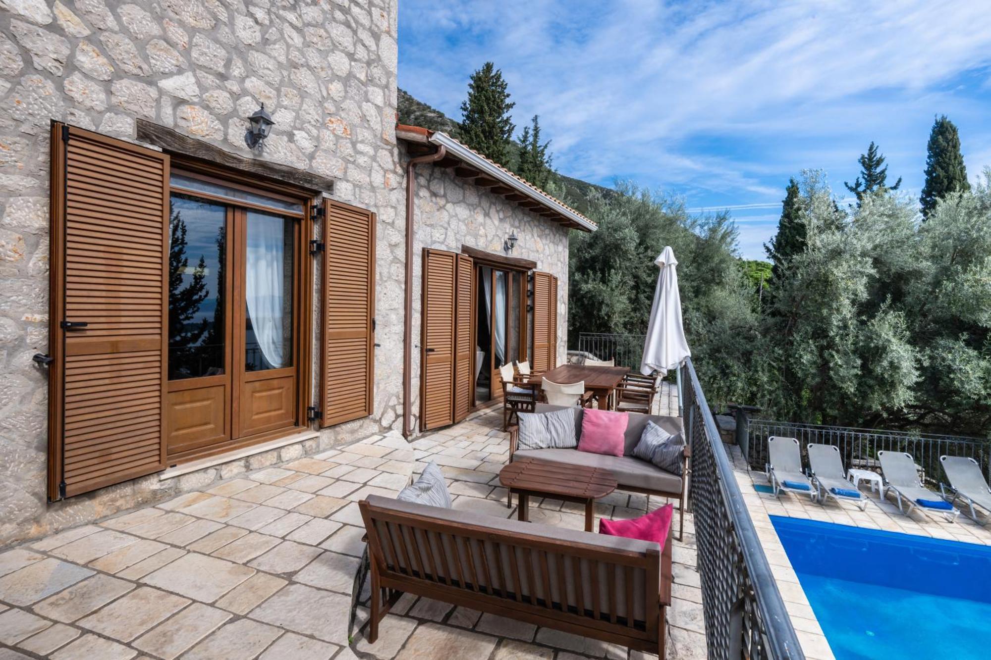 Villa Galini Nydri  Bagian luar foto