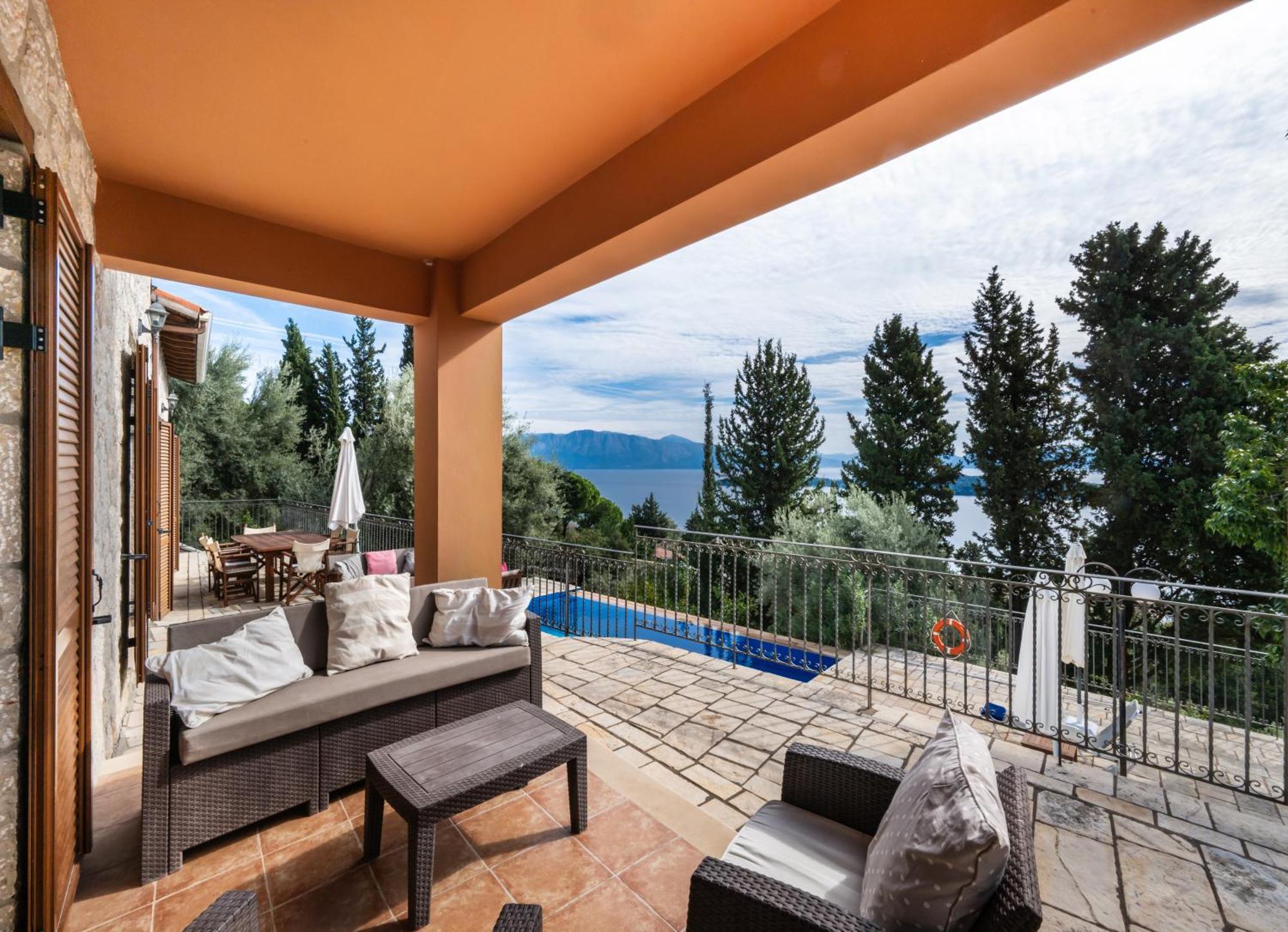Villa Galini Nydri  Bagian luar foto