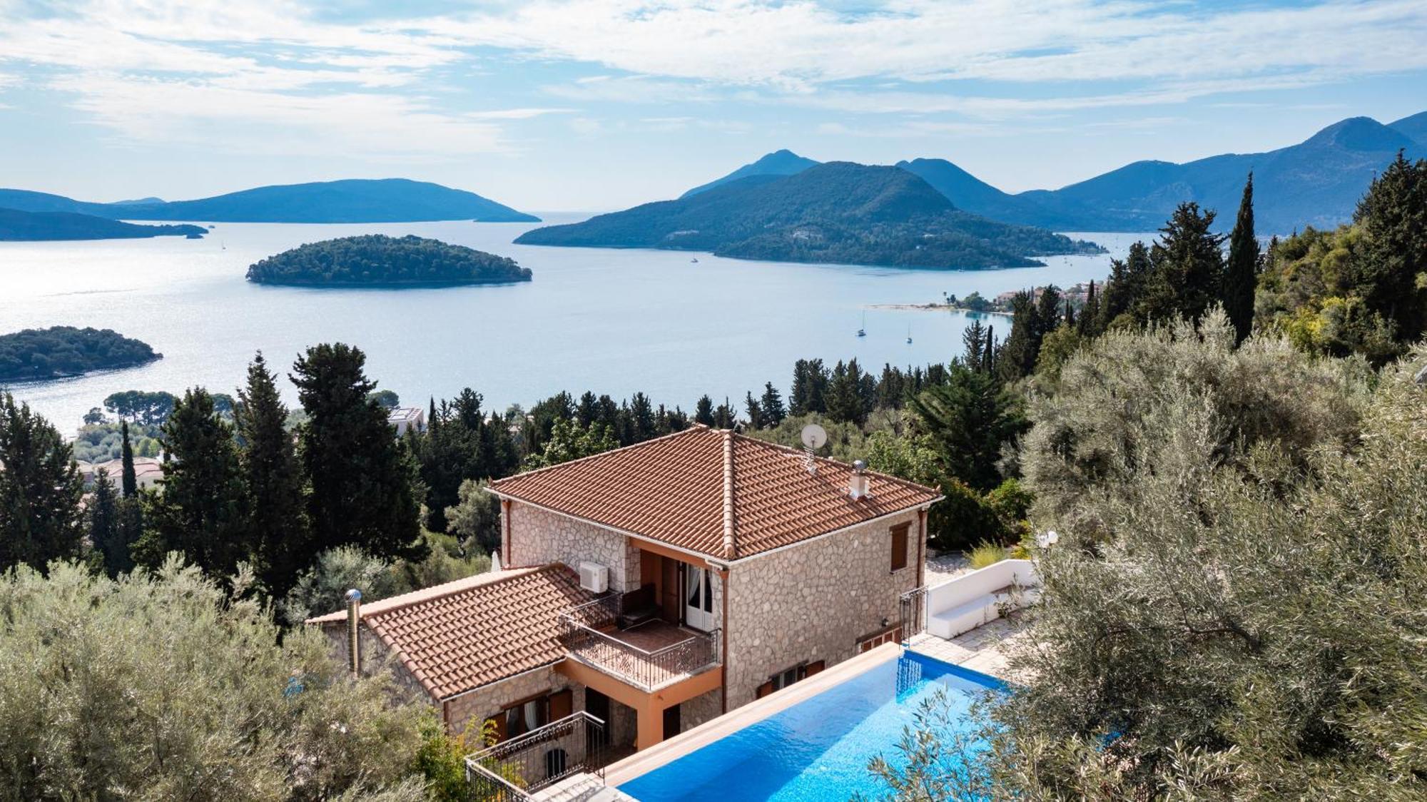 Villa Galini Nydri  Bagian luar foto
